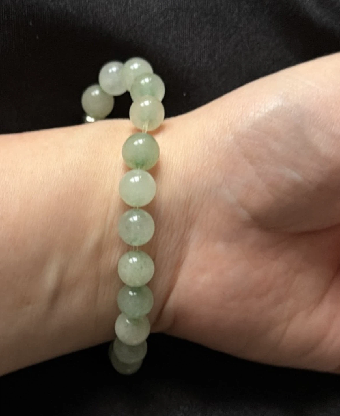 Green Jade Bead Bracelet - photo 4