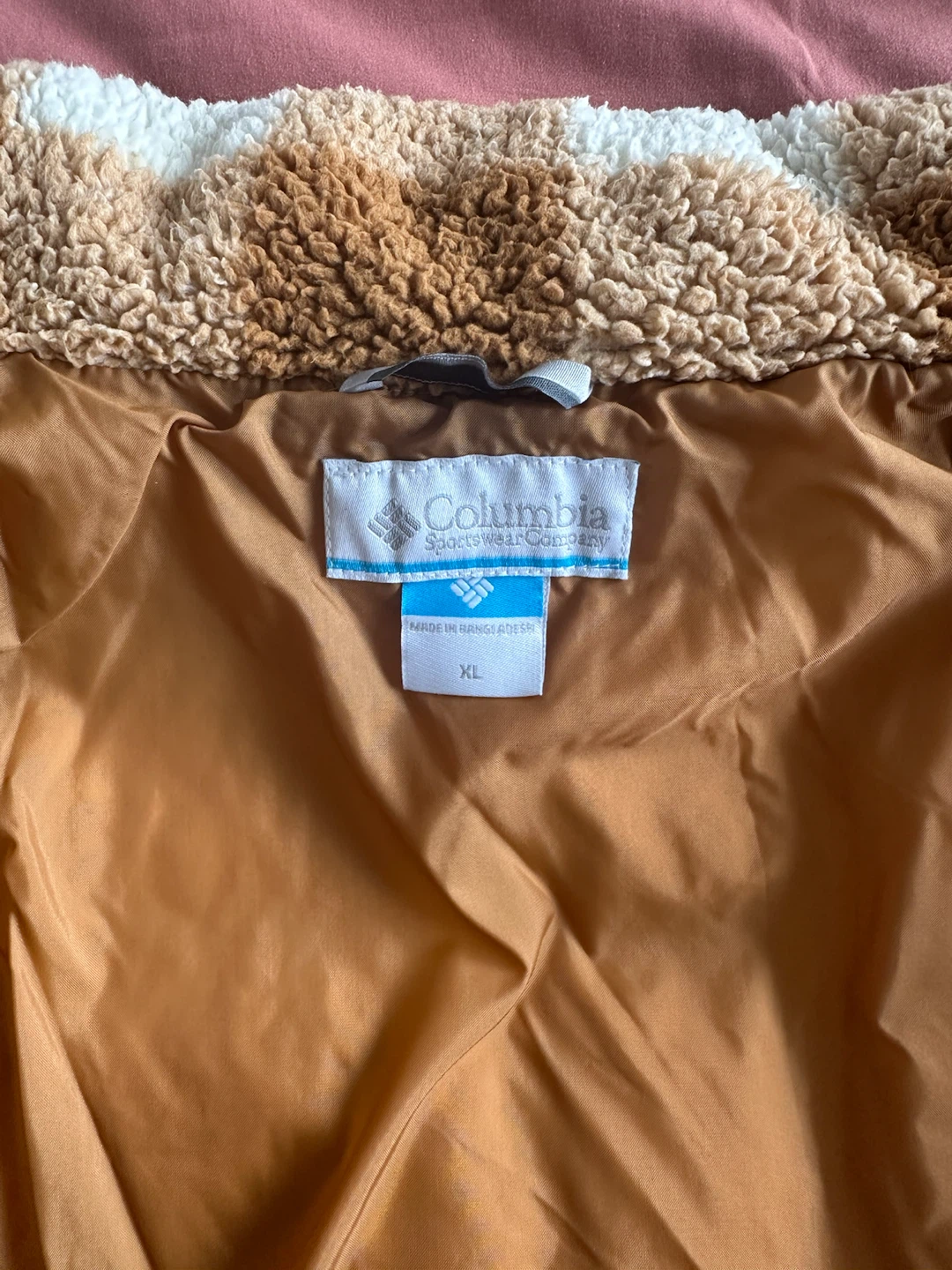 Columbia Women's Puffer Jacket - Tan Checkered - XL - photo 4