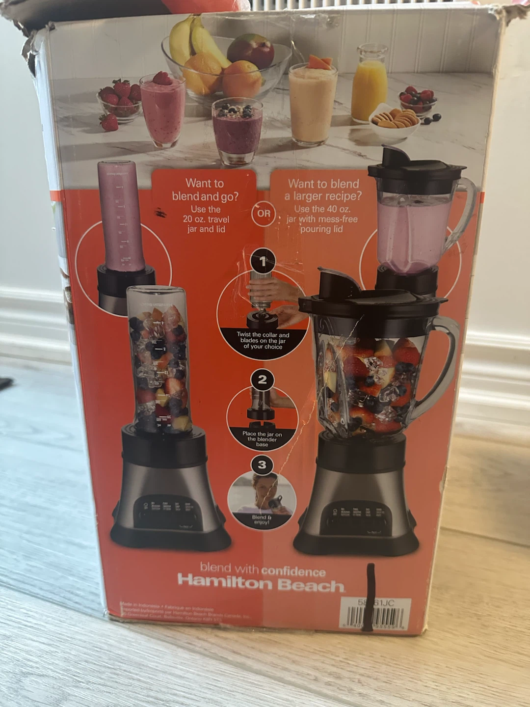 Hamilton Beach Wave Crusher Blender with Travel Jar - photo 3