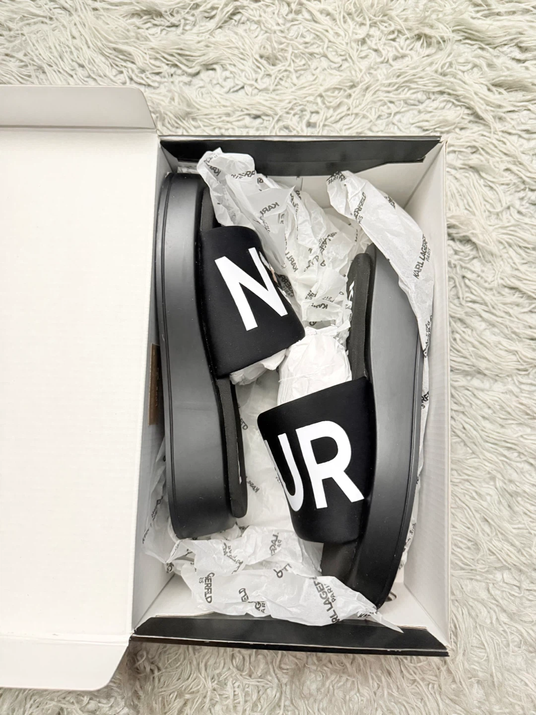 Karl Lagerfeld Paris Opal Bonjour Platform Sandals - photo 5
