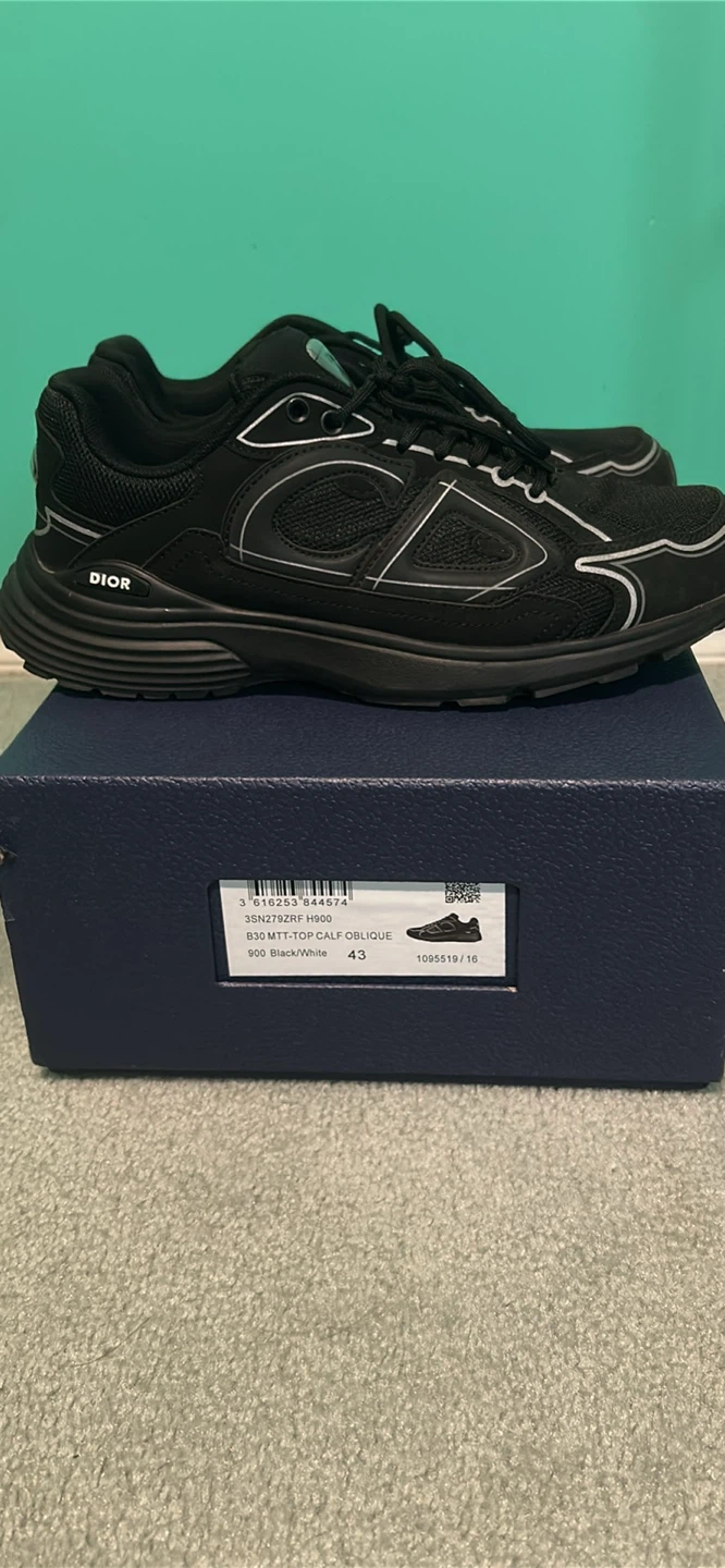 Dior B30 Sneakers Black Size 43