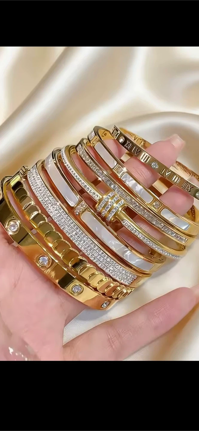 Gold plated bracelet