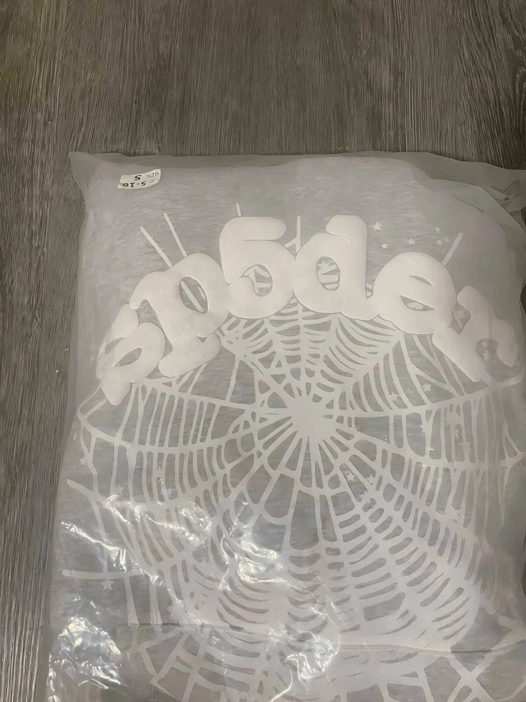 Sp5der Hoodie Grey Size Small