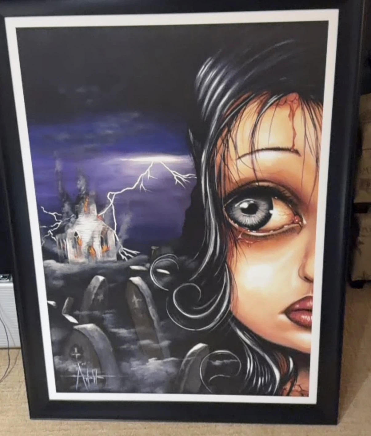 Framed Gothic Art Print