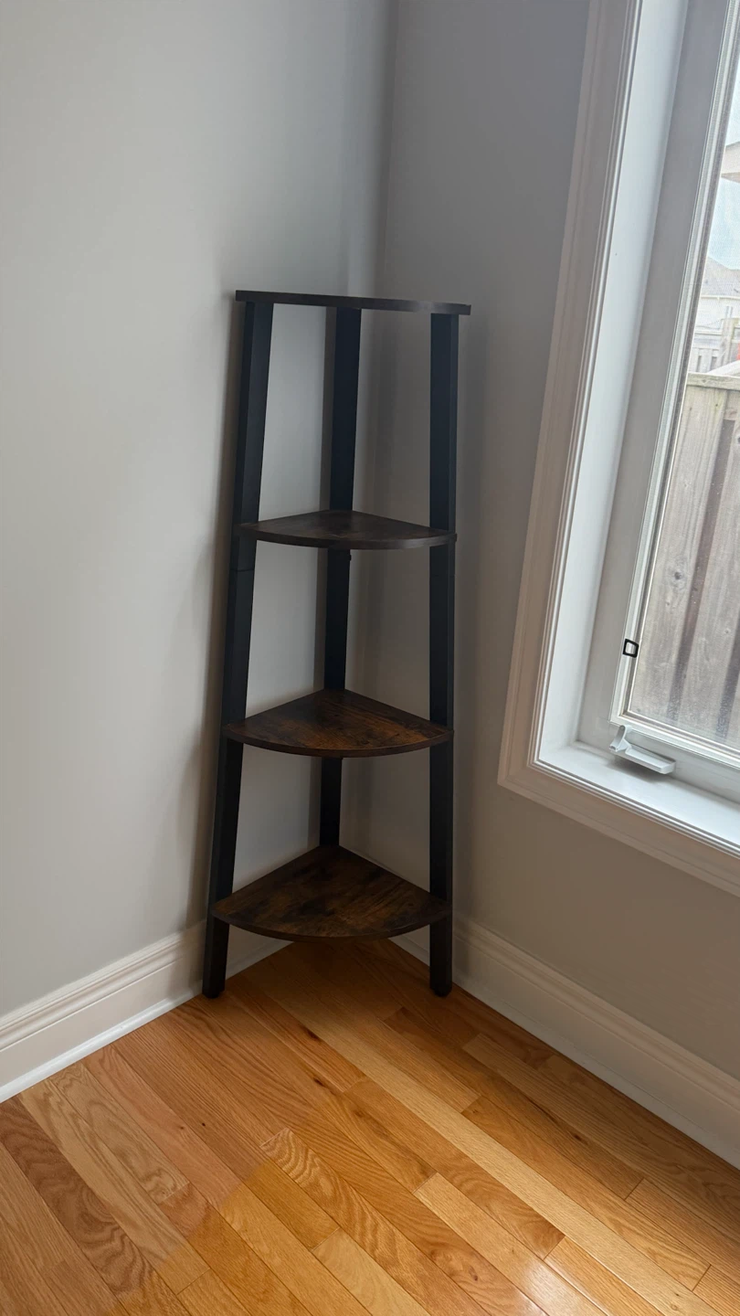 Four-Tier Corner Shelf Unit