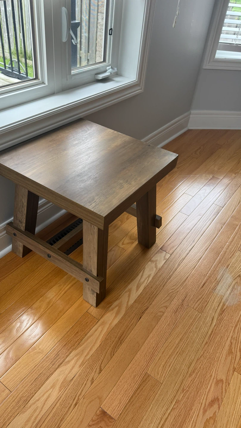 Rustic Wood Side Table