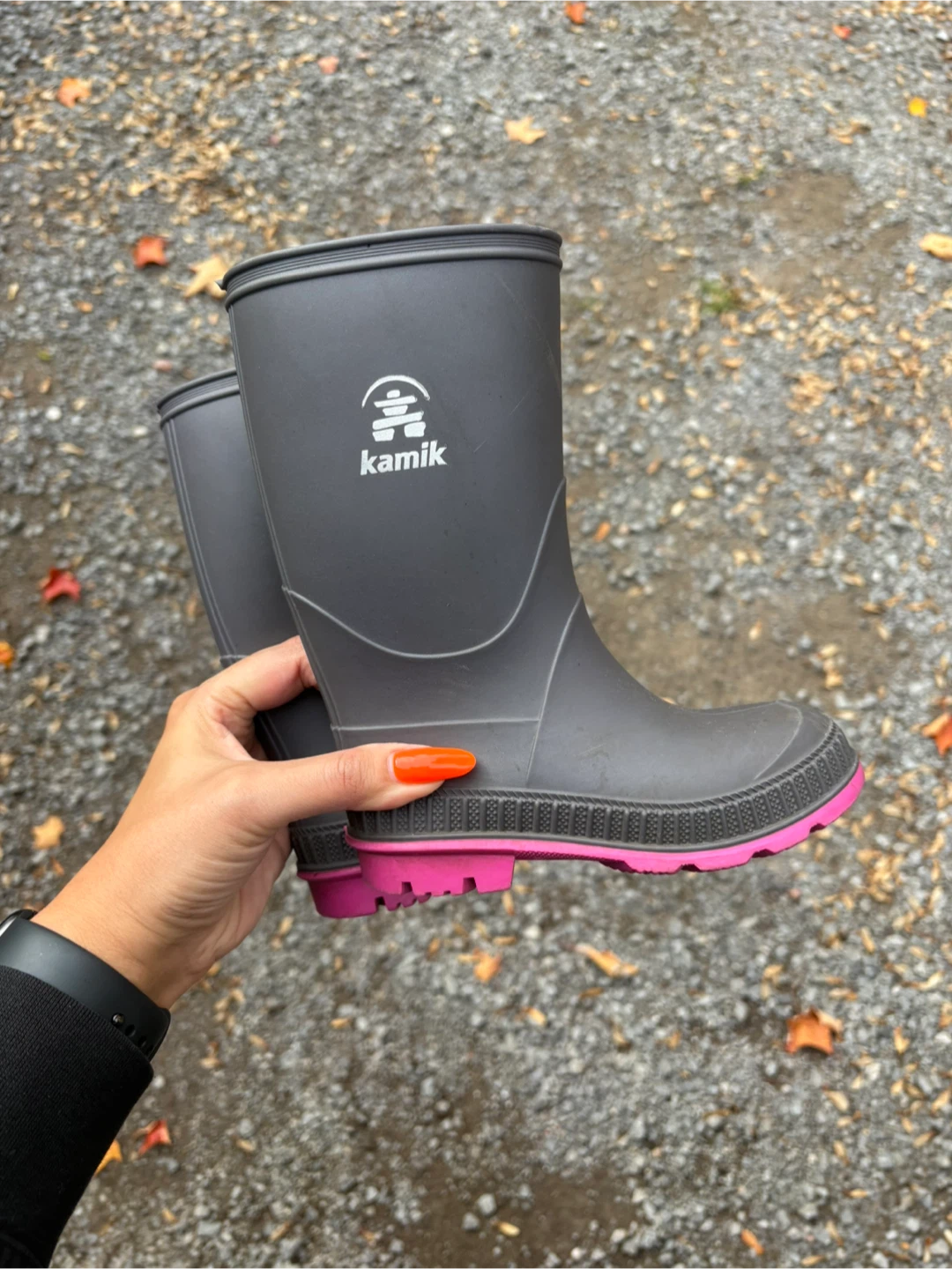 Kamik Girls Rain Boots Size 10
