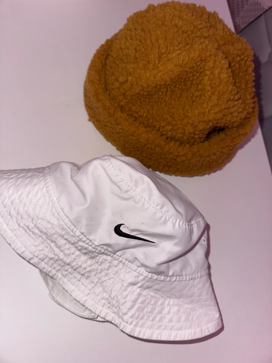 Nike White Bucket Hat