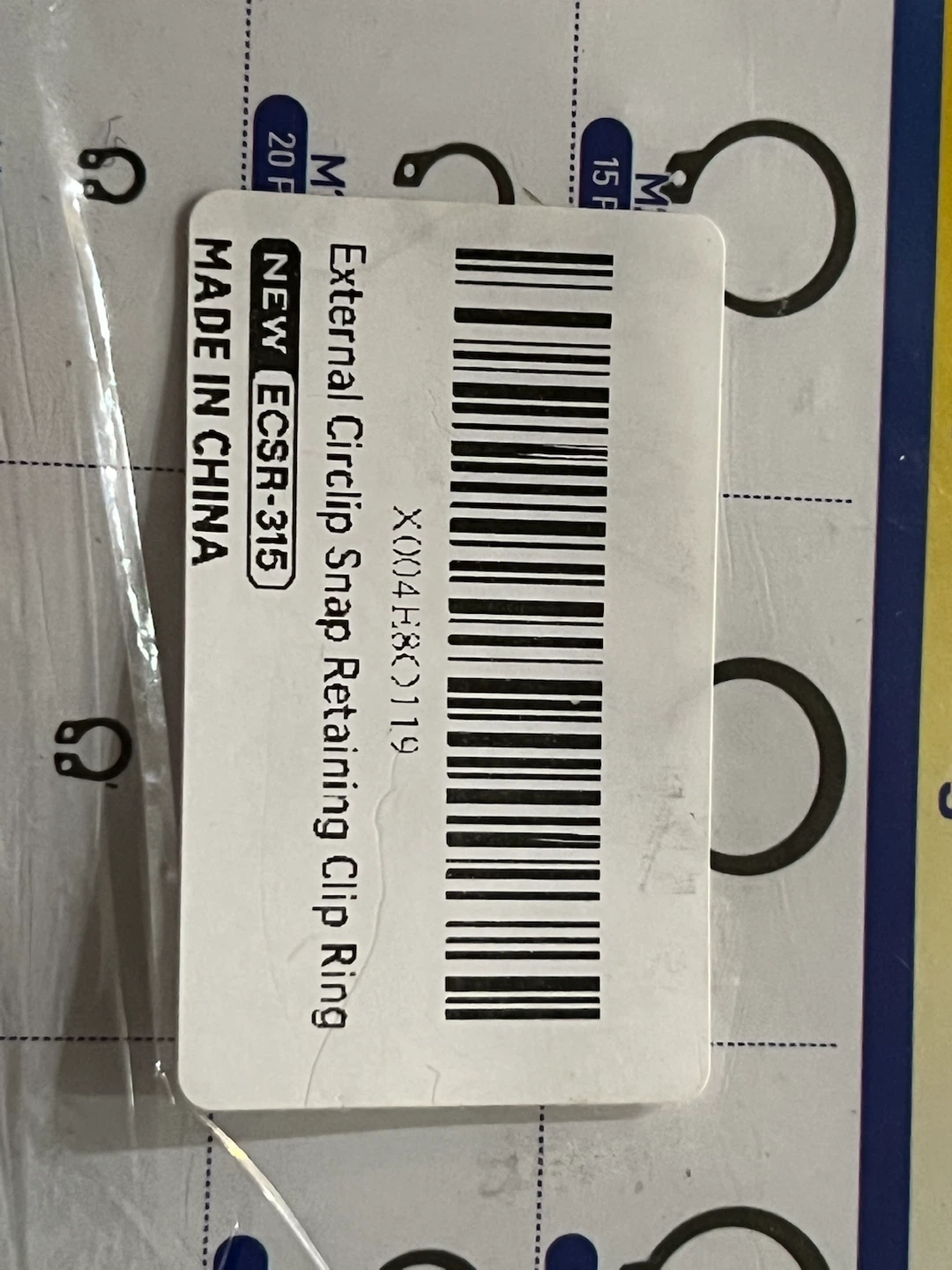 Matell 315-Piece External Circlip Snap Ring Set - photo 4
