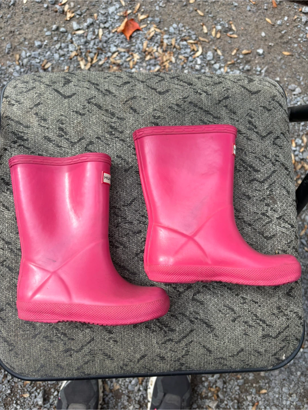 Hunter Kids Pink Rain Boots Size 7