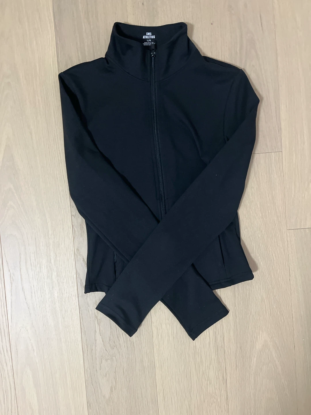 SWS Athletics Black Zip-Up Jacket