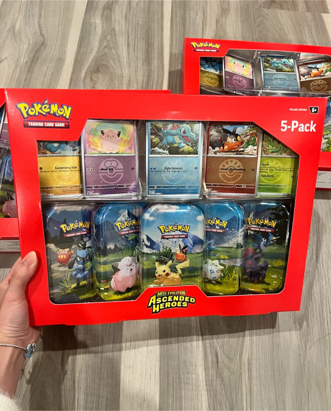 Pokemon Ascended Heroes Mini Tins Costco 5-Pack - photo 2