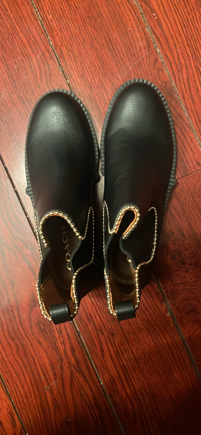 Coach Black Chelsea Boots