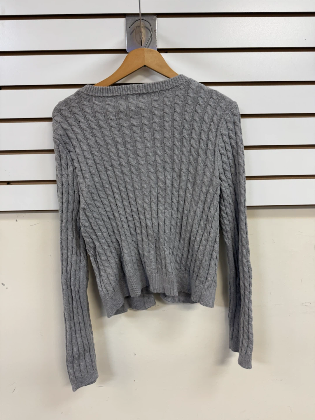 H&M Gray Cable Knit Cardigan - photo 5