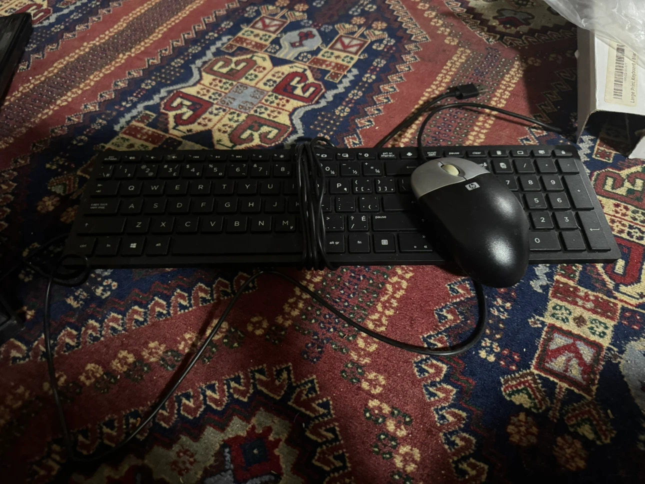 HP Wired Keyboard and Mouse Combo