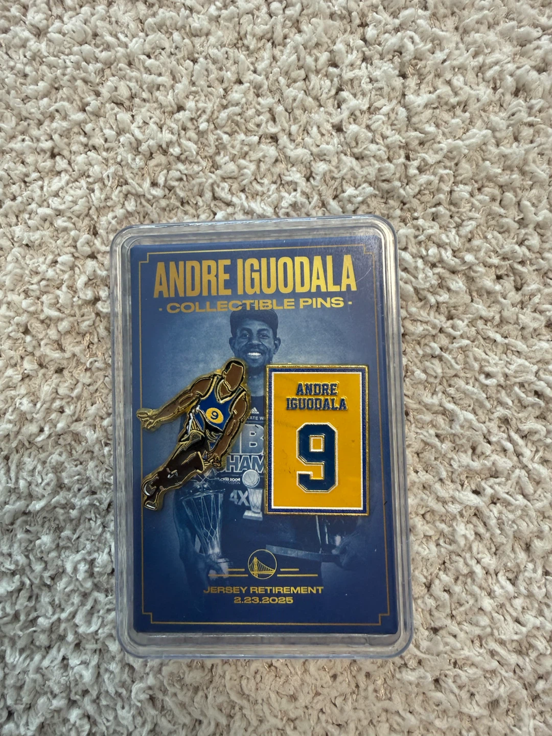 Andre Iguodala Jersey Retirement Collectible Pins