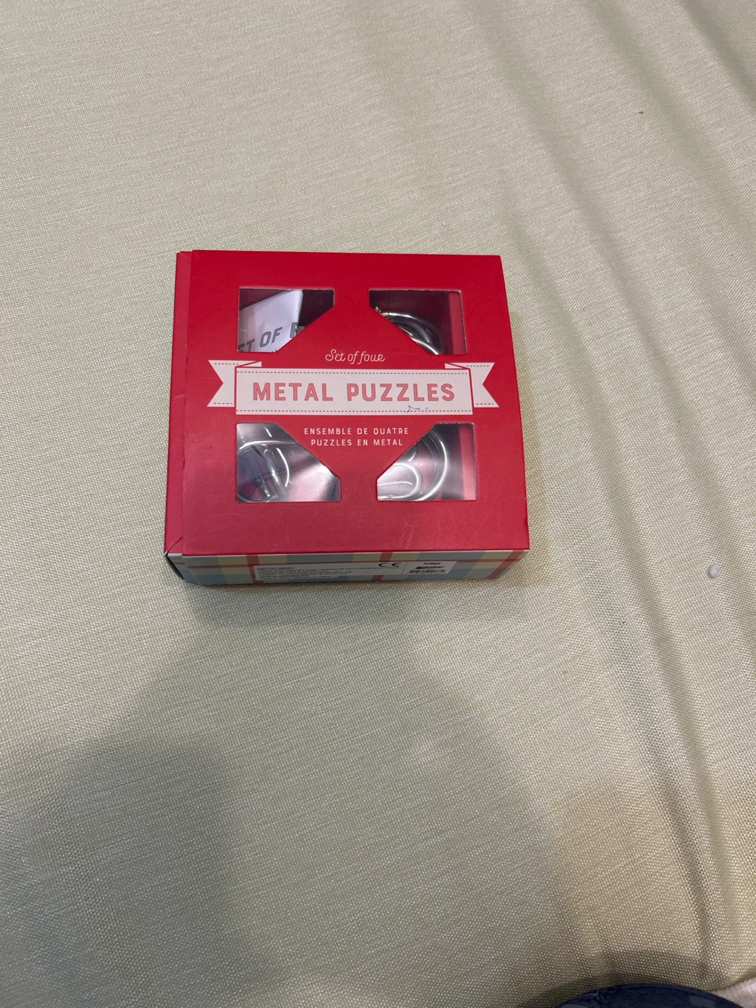 Indigo Set of Four Metal Puzzles