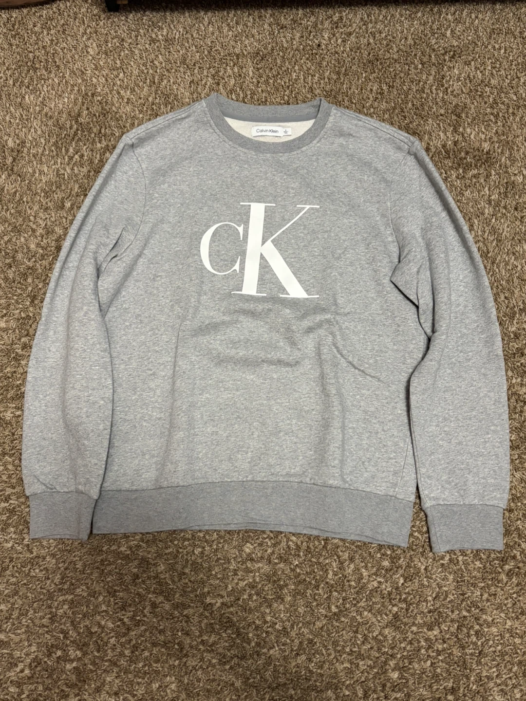 Calvin Klein Grey Crewneck Sweatshirt