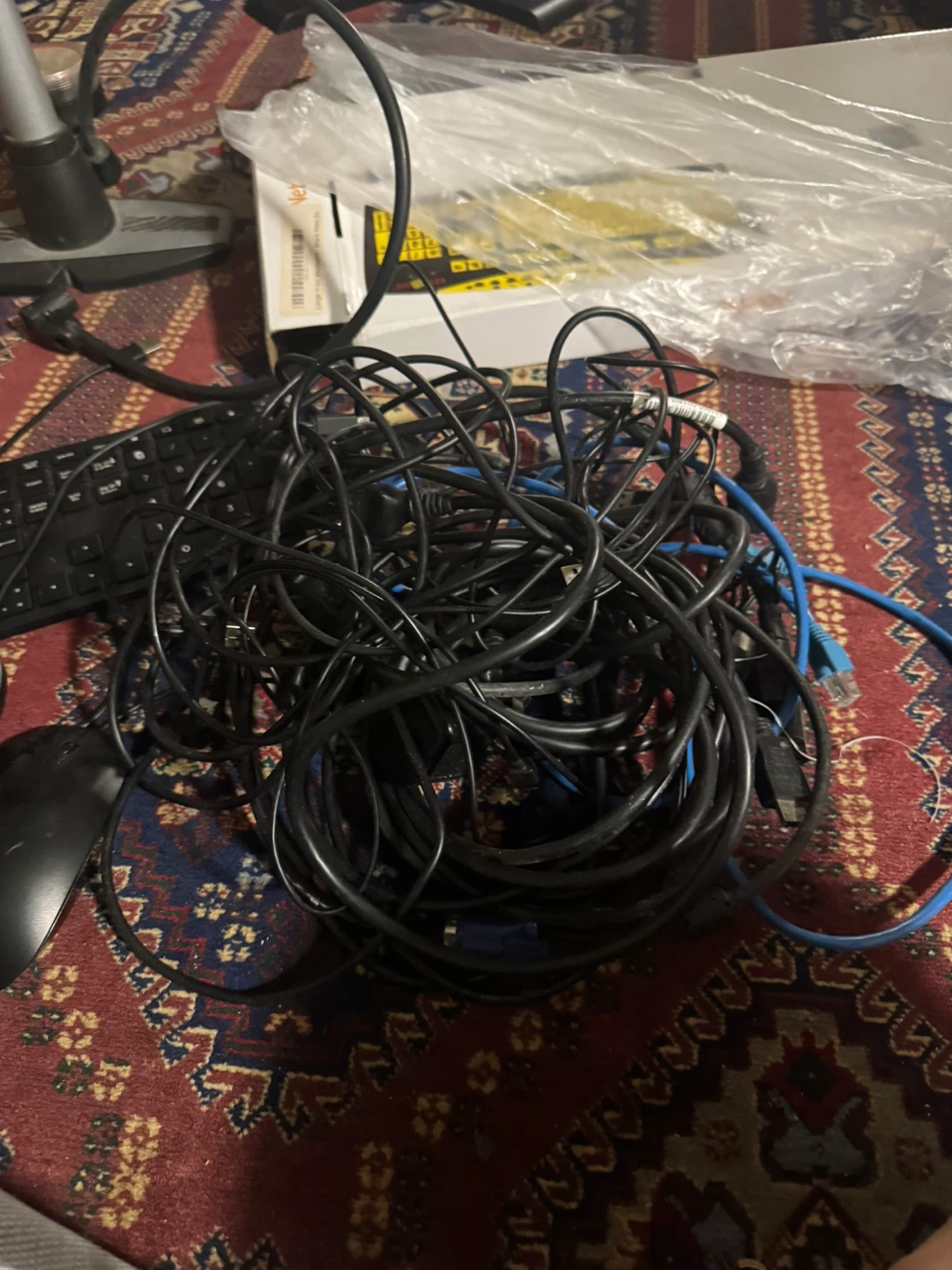 Assorted Cables and Tech Cords