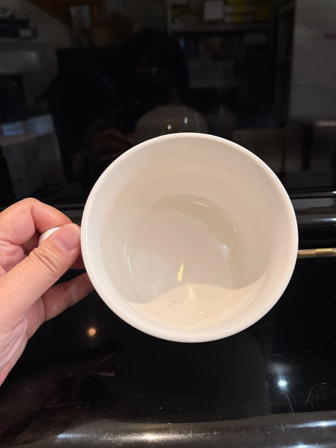 NEW large white soup mug - photo 2