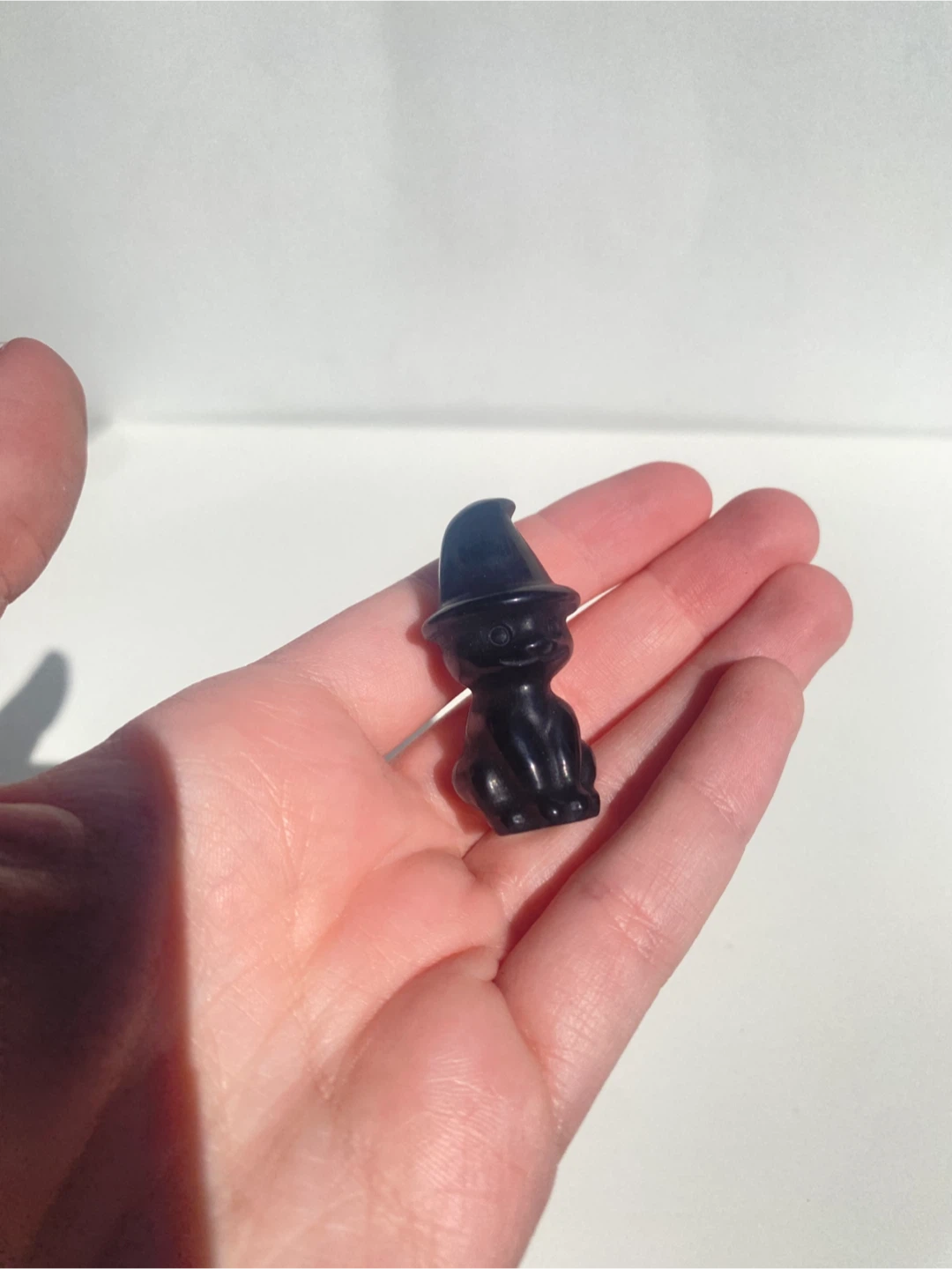 Obsidian Black Witch Cat Figurines - photo 4