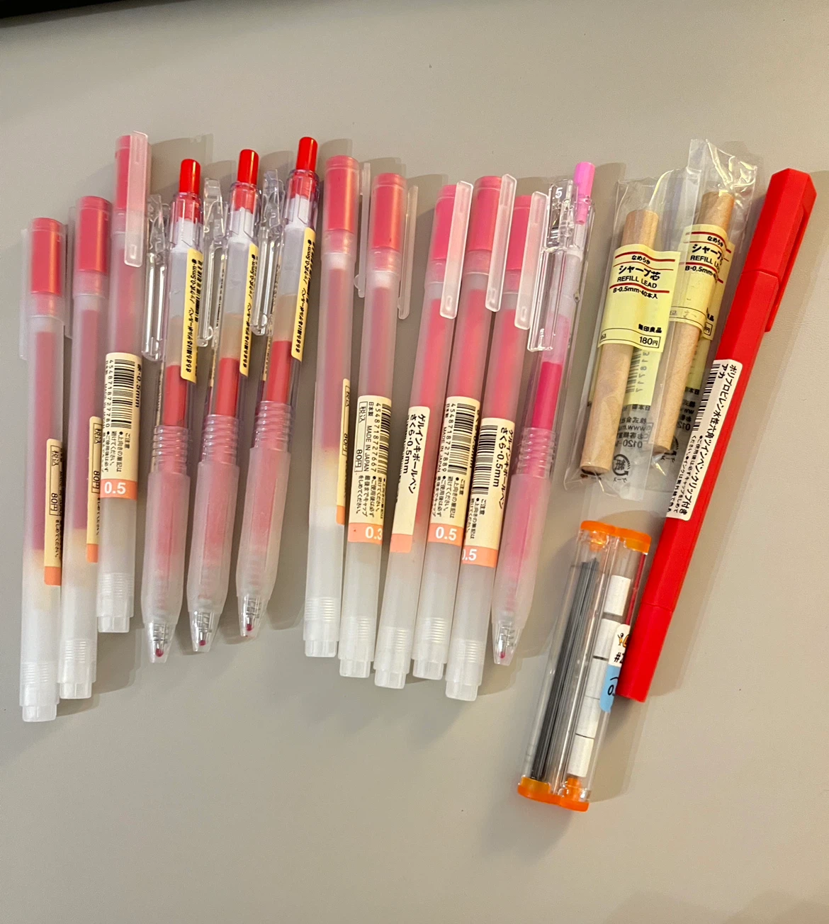 MUJI Gel Pen and Stationery — Brand New
