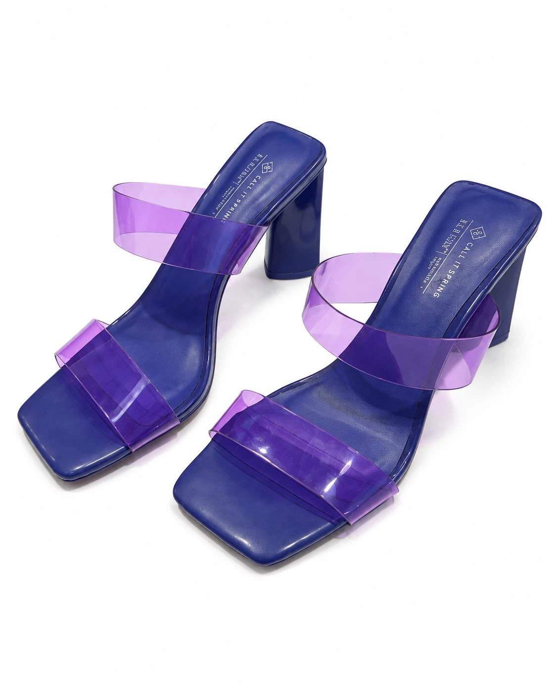 Call It Spring purple slide Heels Size 6.5 new