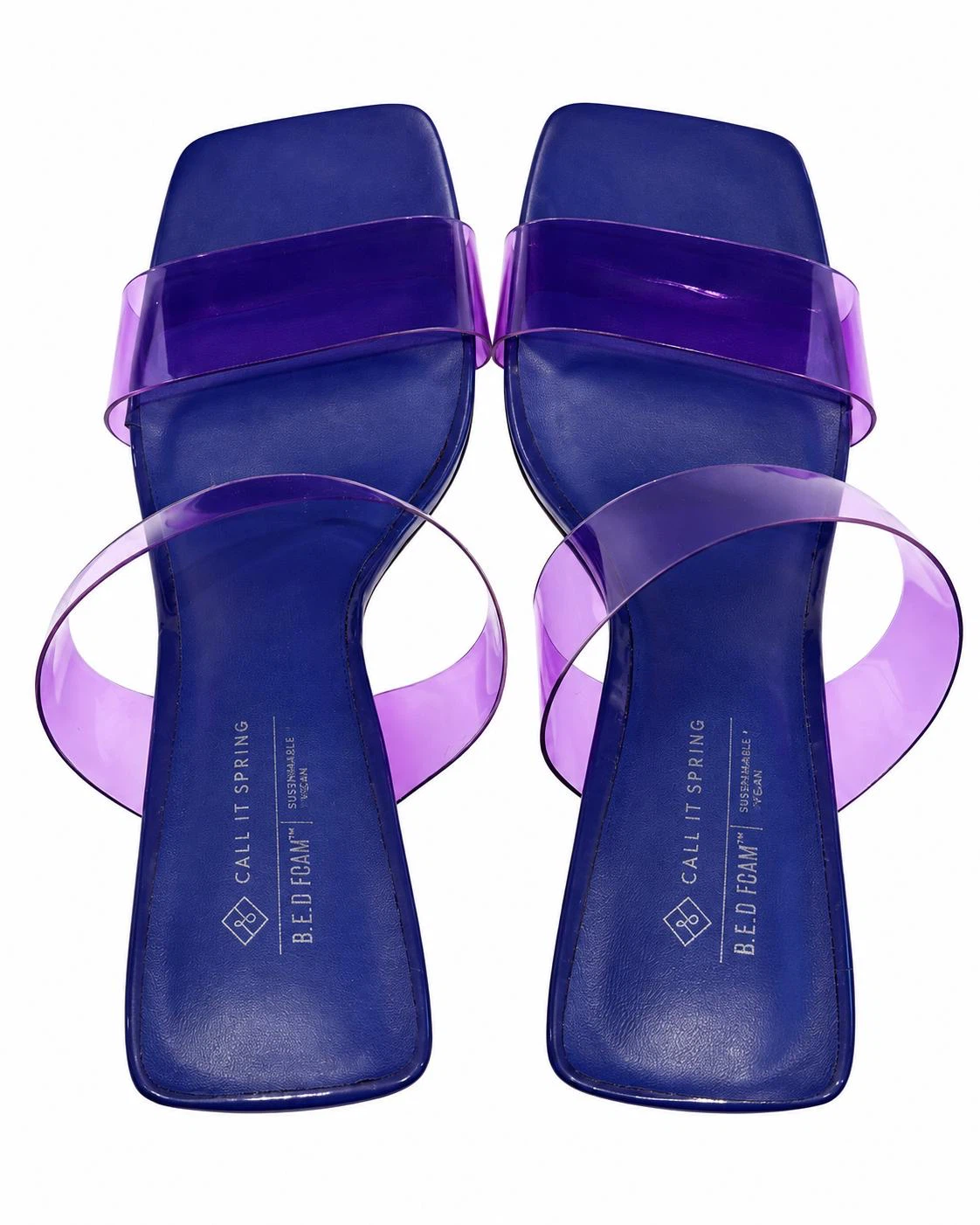 Call It Spring purple slide Heels Size 6.5 new - photo 3