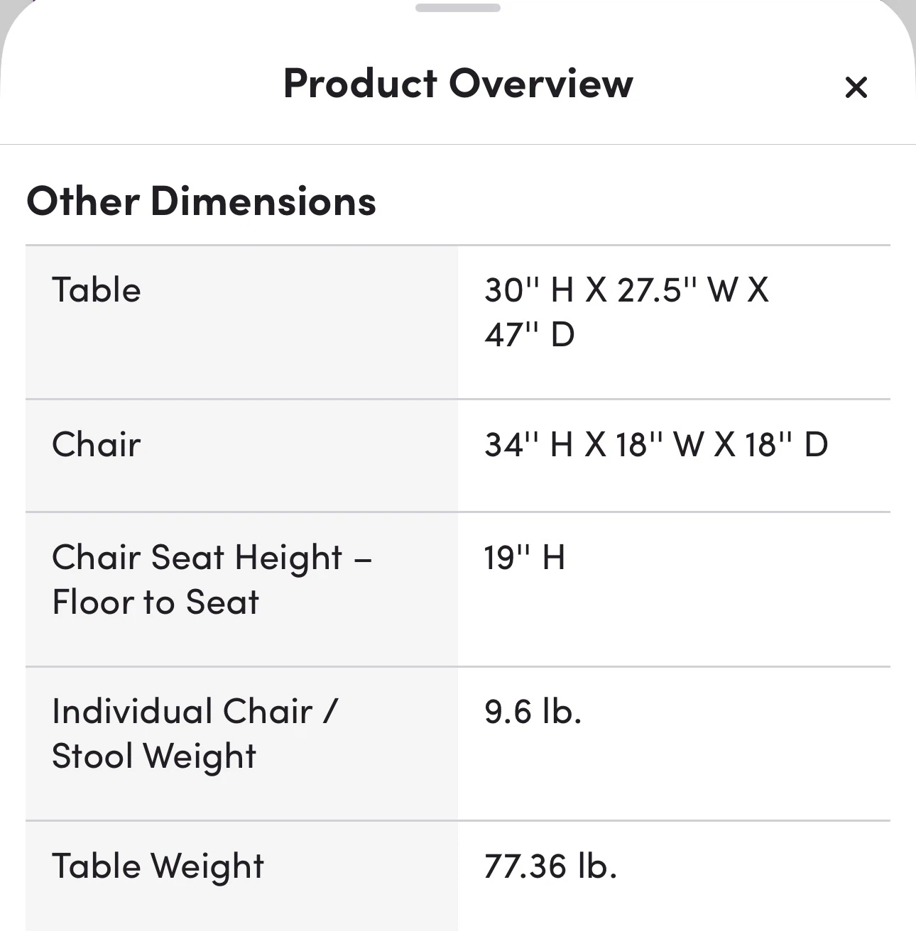 Dining table and 4 chairs set - photo 5