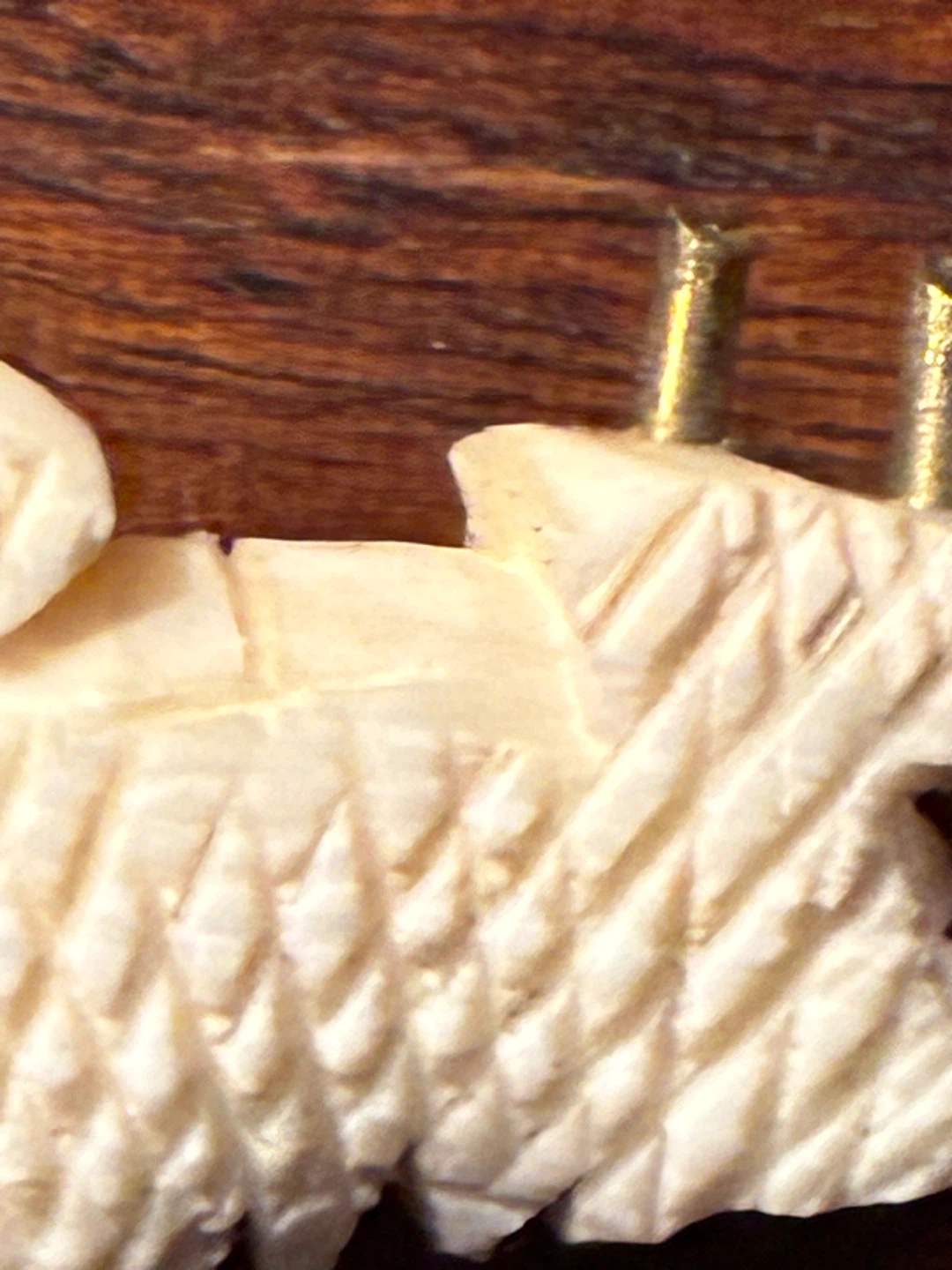 Ivory bone dragon resin Ornament Craft Scrapbook Art Mixed Media - photo 5