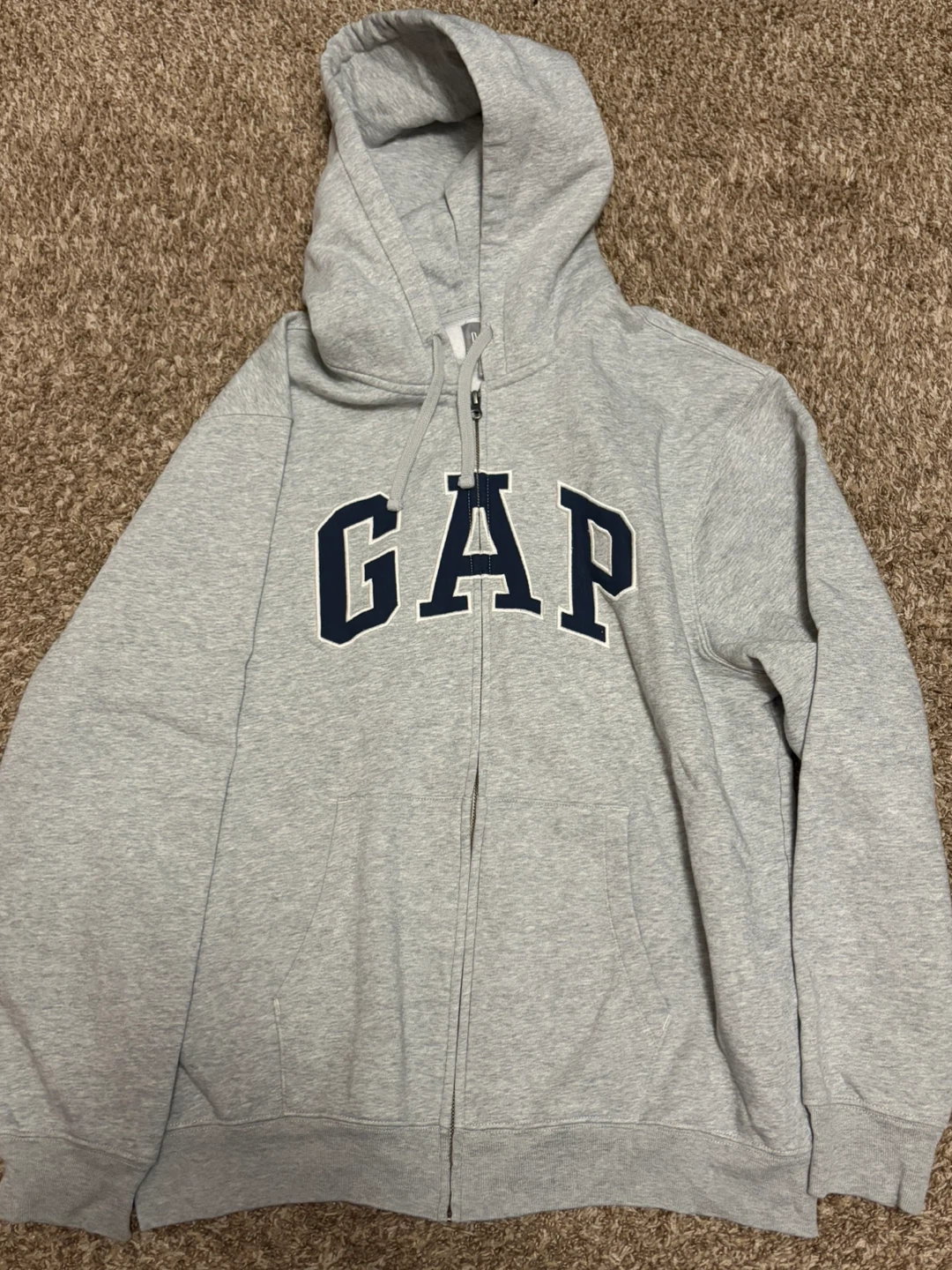 GAP Grey Zip-Up Hoodie