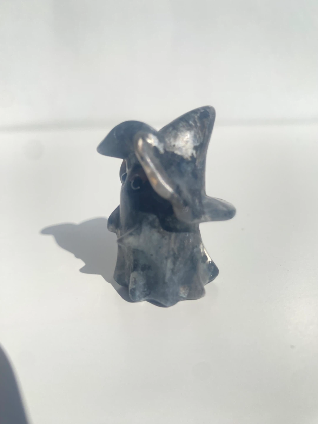 Larvikite Ghost Witch Figurine - photo 2