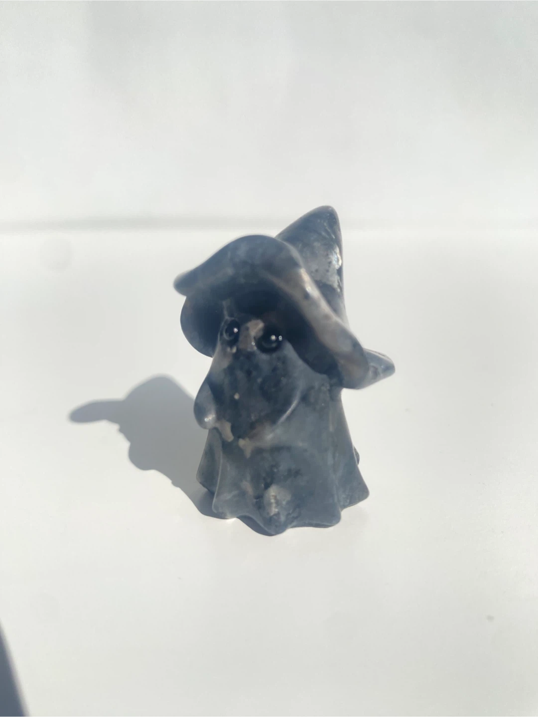 Larvikite Ghost Witch Figurine - photo 3