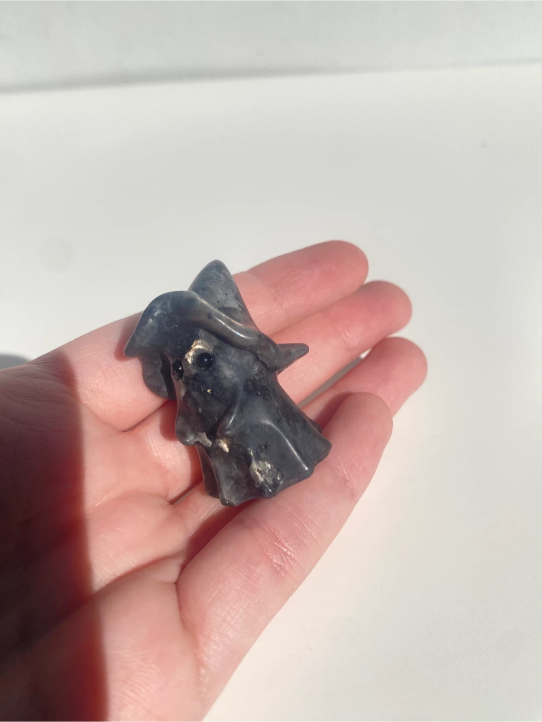 Larvikite Ghost Witch Figurine - photo 4