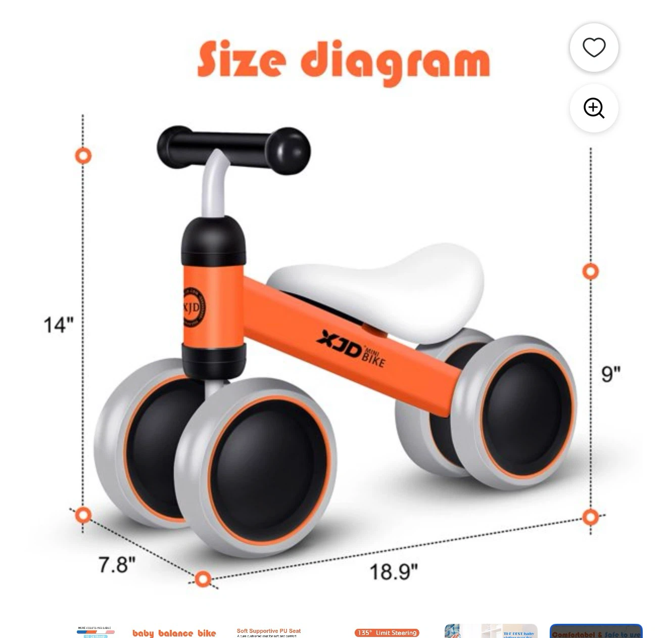 XJD Baby Balance Bike - photo 4