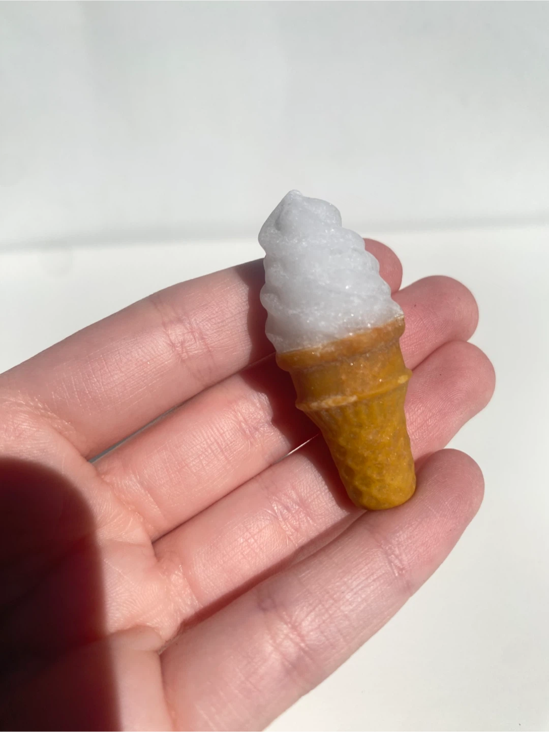 Crystal calcite Mini Ice Cream Cone - photo 2
