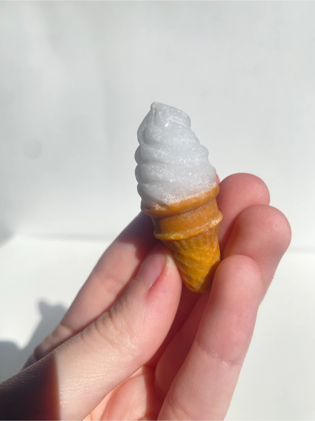 Crystal calcite Mini Ice Cream Cone - photo 3
