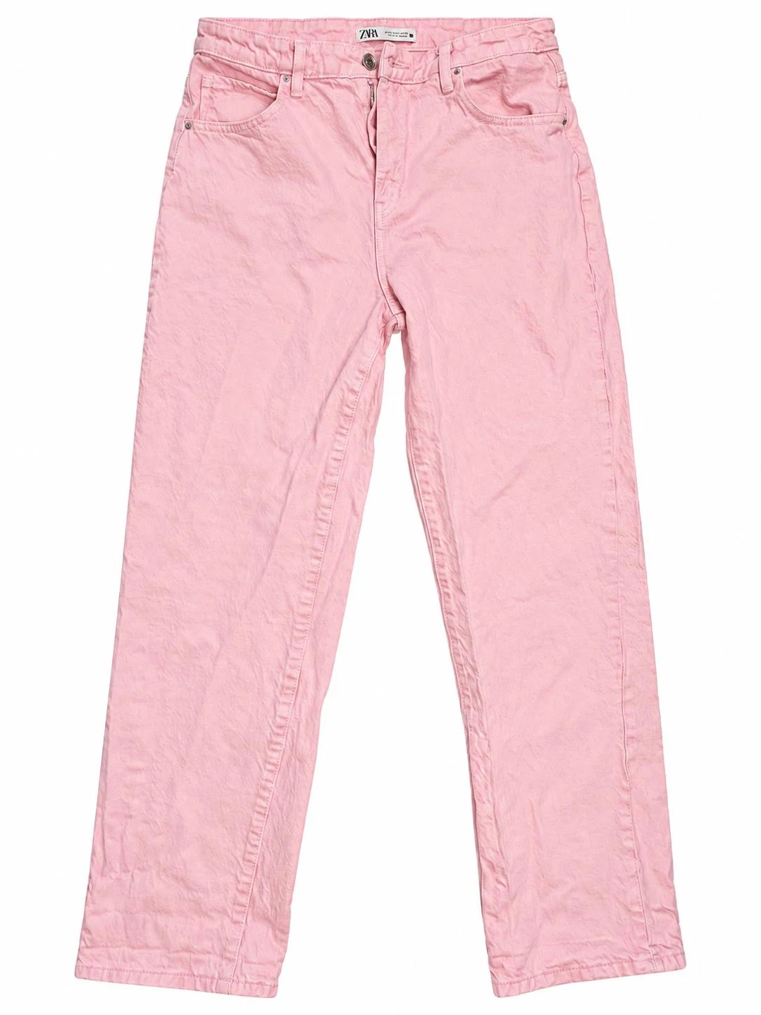 Zara Pink Denim Jeans size 8