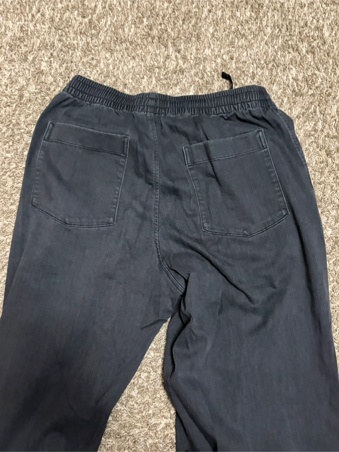 Uniqlo Black Elastic Waist Pants - photo 2