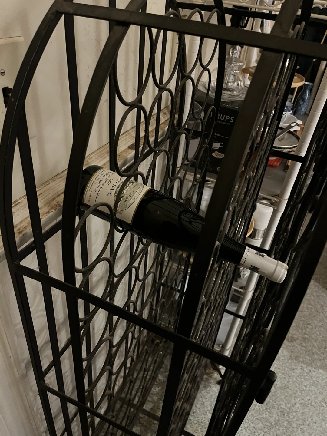 Wrought Iron Wine Rack - photo 3