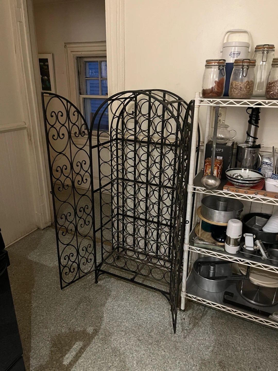 Wrought Iron Wine Rack - photo 4