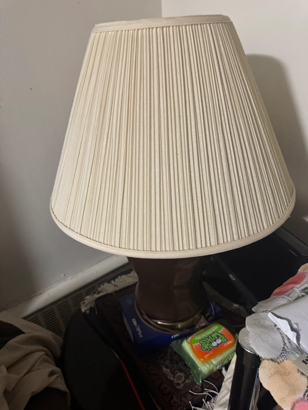 Classic Table Lamp with Pleated Shade - photo 2