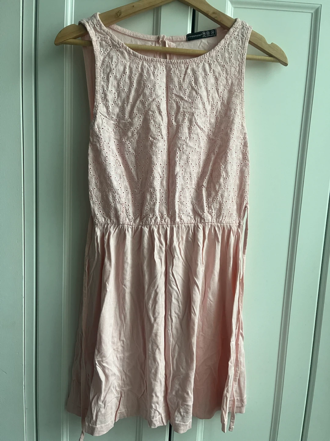 Atmosphere Pink Eyelet Dress Size 10
