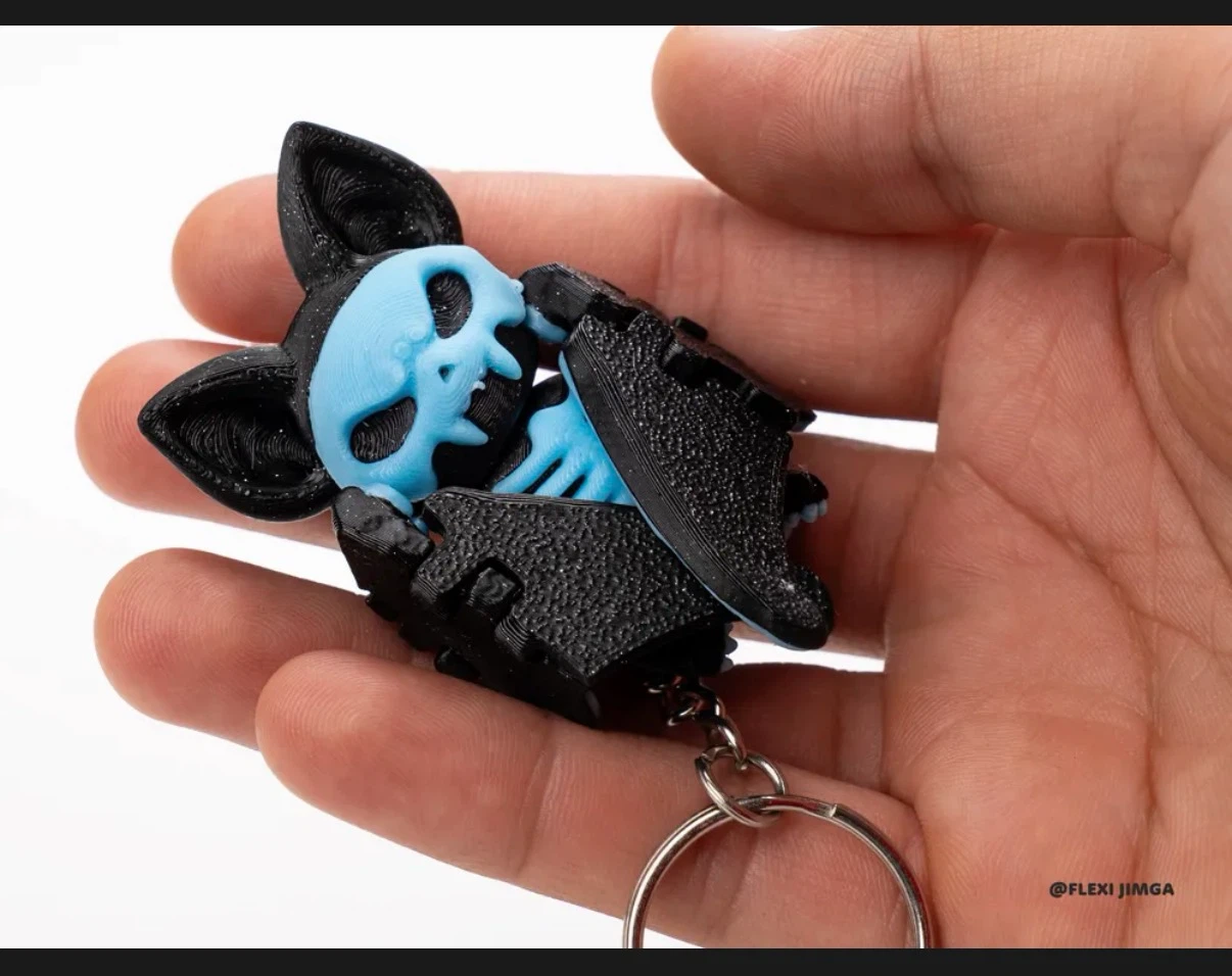 Flexi Jimga Halloween Bat Keychain - photo 3