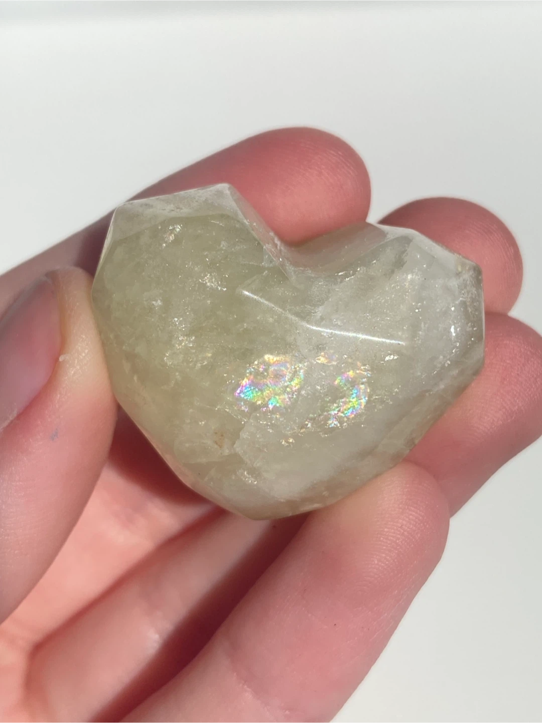 Citrine Crystal Heart