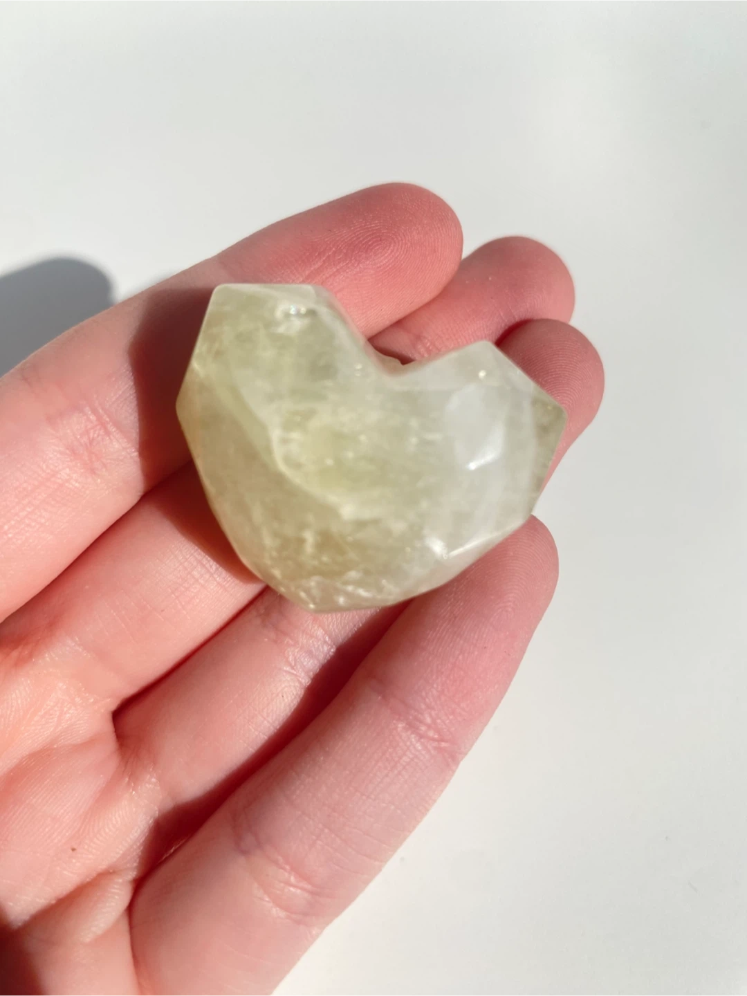 Citrine Crystal Heart - photo 2