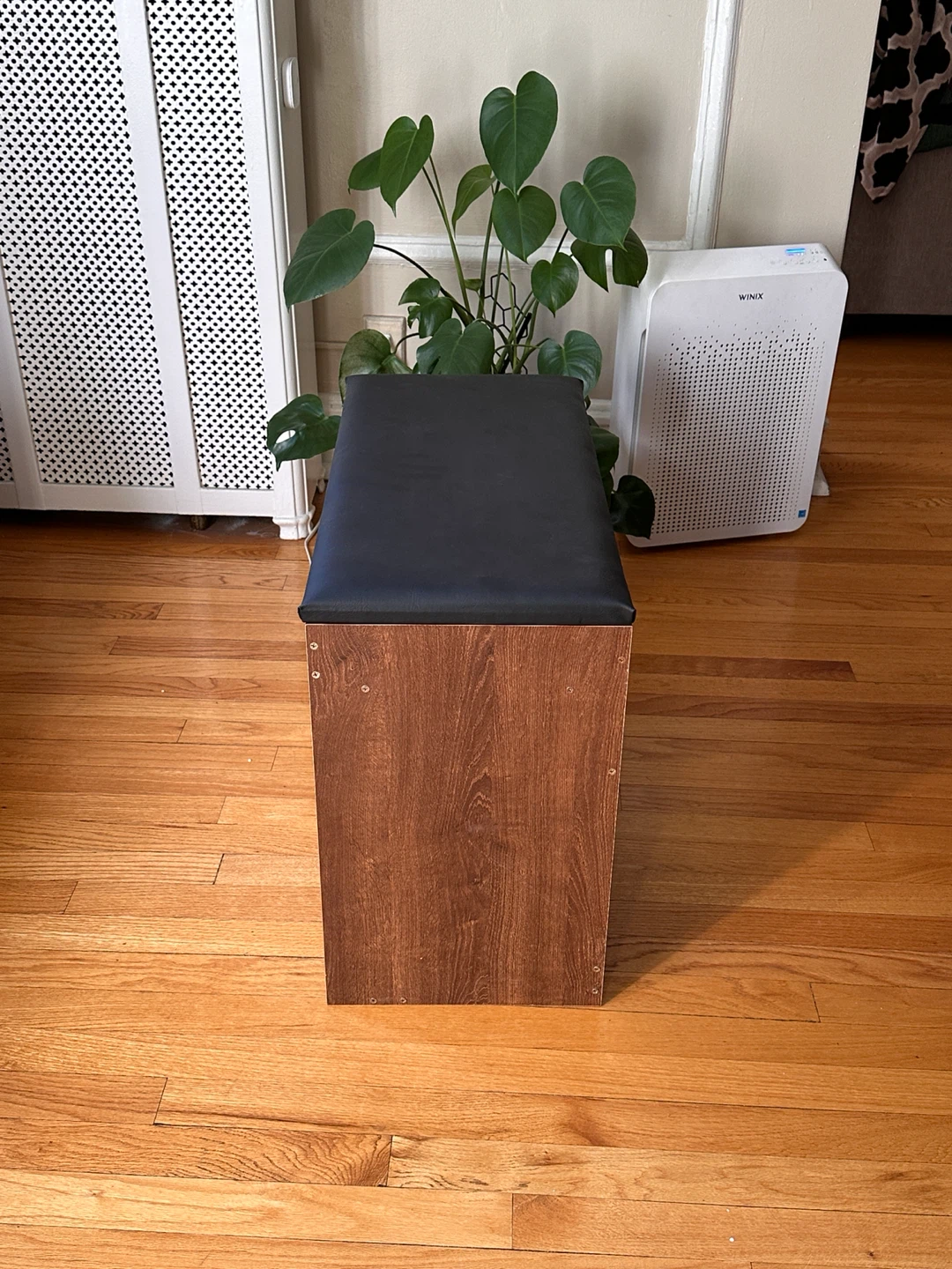 Kids Wood Shoe Bench with Padded Seat - photo 4