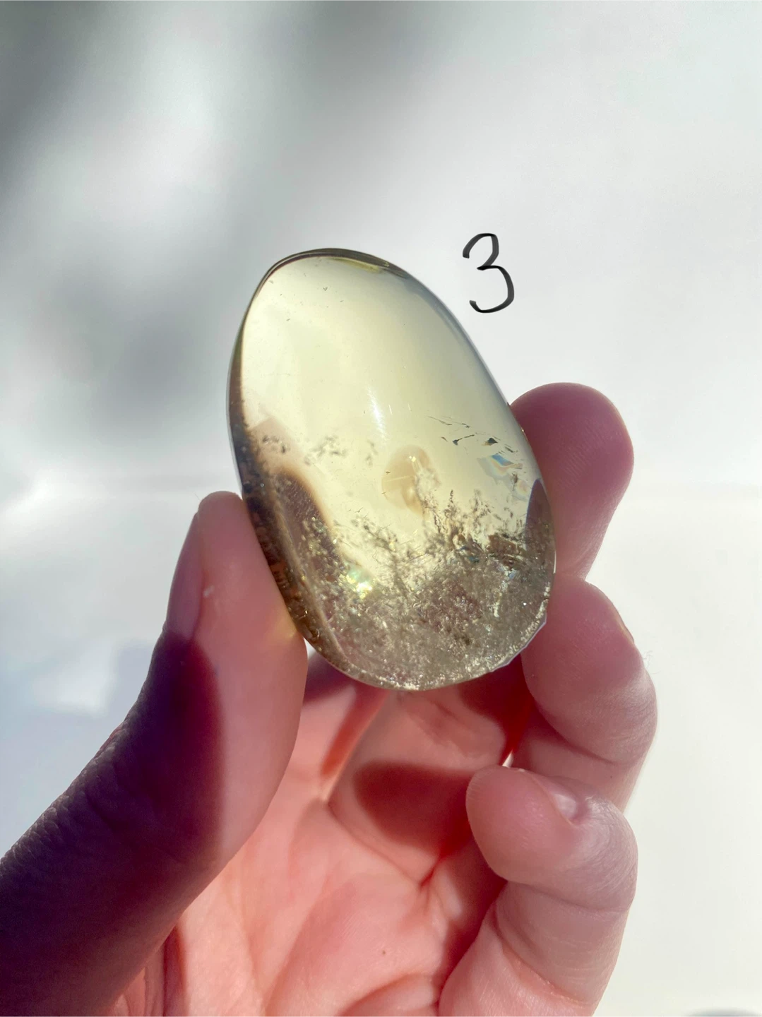 Natural Citrine Polished Palm Stones - photo 5