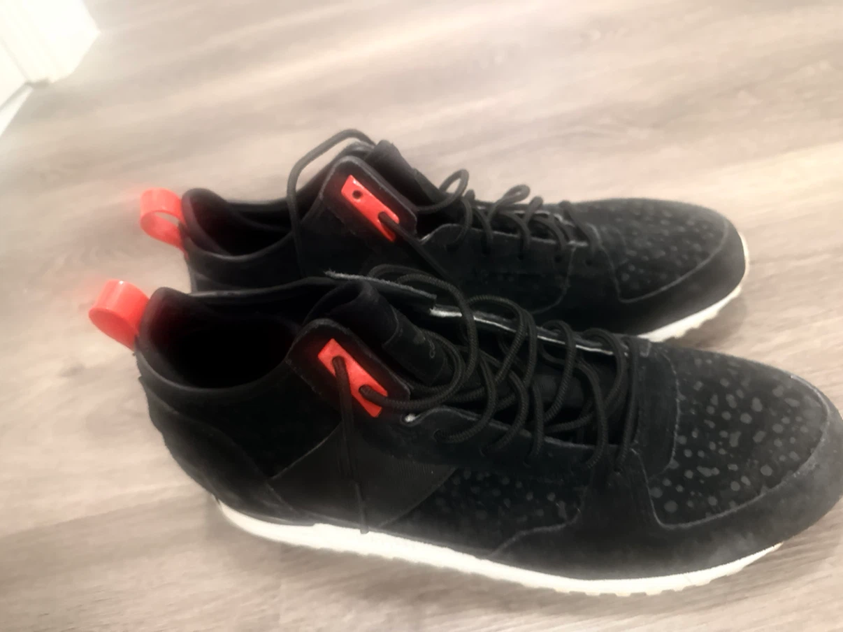Adidas Originals Black and Red Sneakers