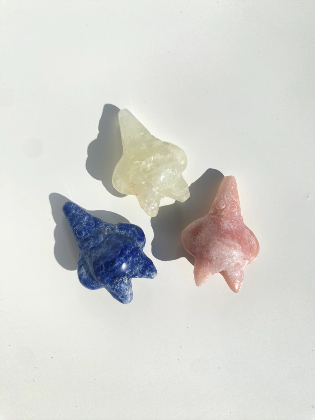 Patrick Star Crystal Carvings